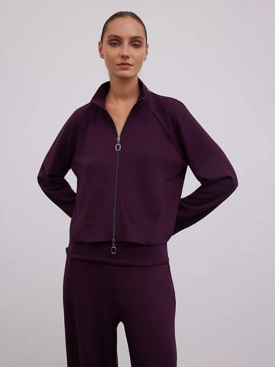 Zdjęcie produktu BGN Bluza w kolorze fioletowym rozmiar: 38