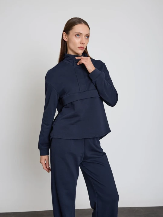 Zdjęcie produktu BGN Bluza w kolorze granatowym rozmiar: 40
