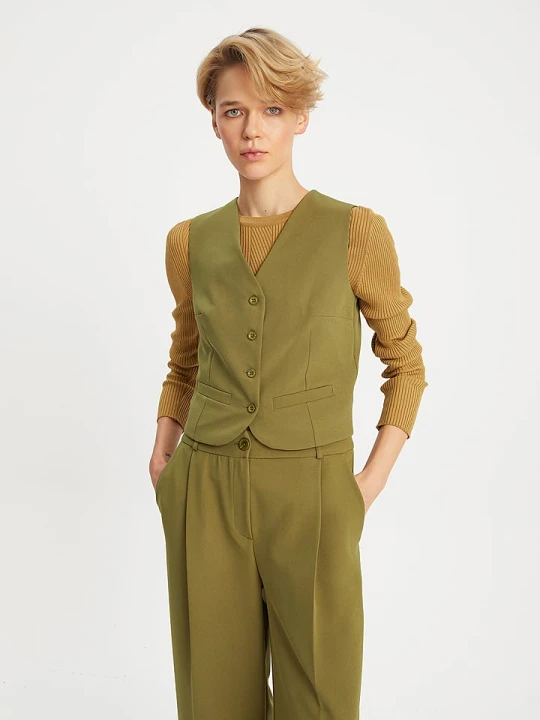 Zdjęcie produktu BGN Kamizelka w kolorze khaki rozmiar: 40