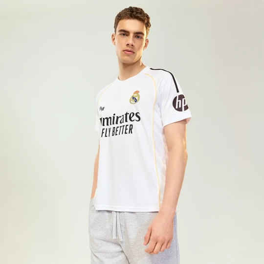 Zdjęcie produktu Biała koszulka z nadrukiem Real Madrid House