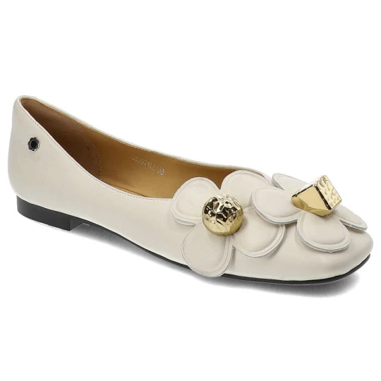 Zdjęcie produktu Białe Czółenka Tuffoni Eleganckie Buty Damskie
