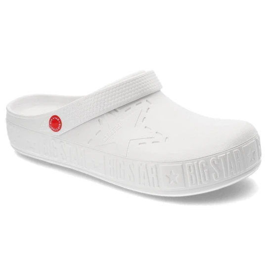 Zdjęcie produktu Białe Klapki Big Star Męskie Wodoodporne Buty