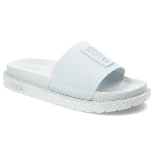 Zdjęcie produktu Białe Klapki Big Star Modne Buty Na Lato