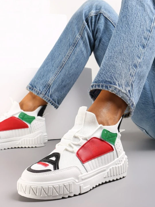 Zdjęcie produktu Białe Sneakersy Agathime Vices