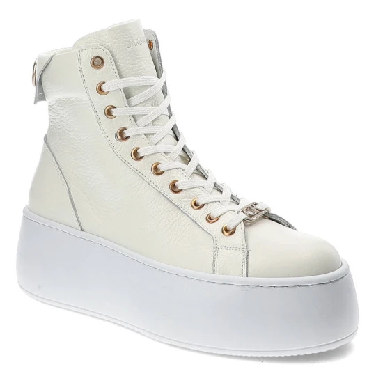 Zdjęcie produktu Białe Sneakersy Carinii Damskie Stylowe Obuwie