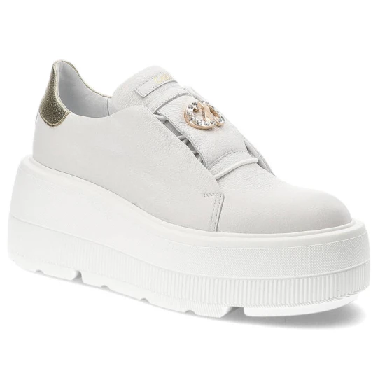 Zdjęcie produktu Białe Sneakersy Carinii Modne Obuwie Damskie