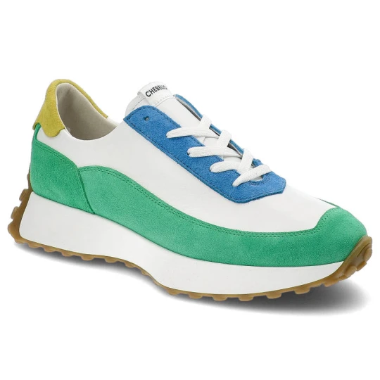 Zdjęcie produktu Białe Sneakersy Chebello Damskie Modne Obuwie