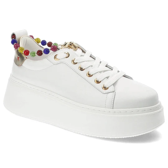 Zdjęcie produktu Białe Sneakersy Chebello Wygodne Obuwie Damskie