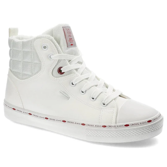 Zdjęcie produktu Białe Sneakersy Cross Jeans Męskie Ocieplane Obuwie