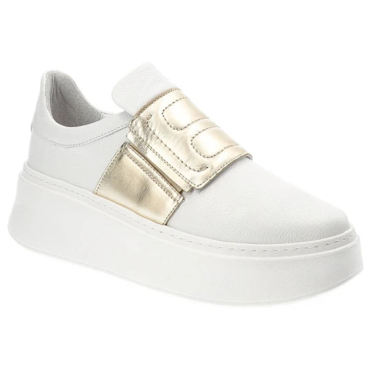 Zdjęcie produktu Białe Sneakersy Damiss Stylowe Obuwie Damskie