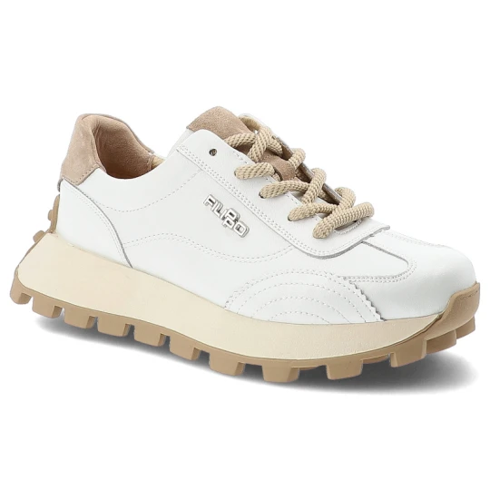 Zdjęcie produktu Białe Sneakersy Filippo Wygodne Buty Damskie Na Platformie