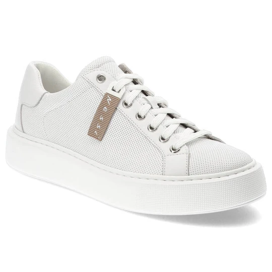 Zdjęcie produktu Białe Sneakersy Nessi Modne Półbuty Damskie