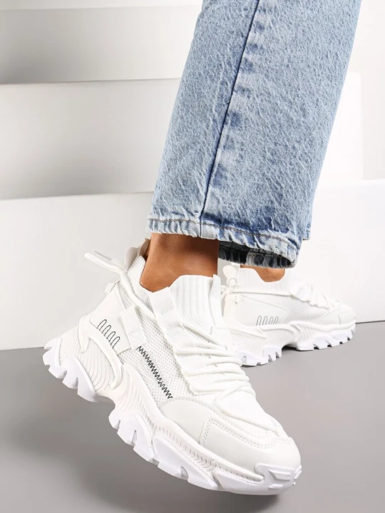 Zdjęcie produktu Białe Sneakersy Orilea