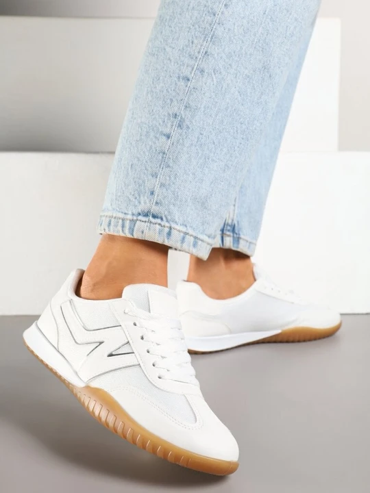 Zdjęcie produktu Białe Sneakersy w Stylu Kultowych Tenisówek Tultia Fiori&spinc
