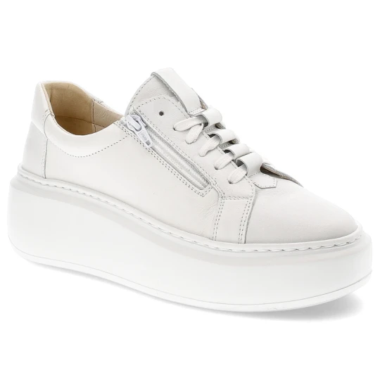 Zdjęcie produktu Białe Sneakersy Wasak Stylowe Obuwie Damskie