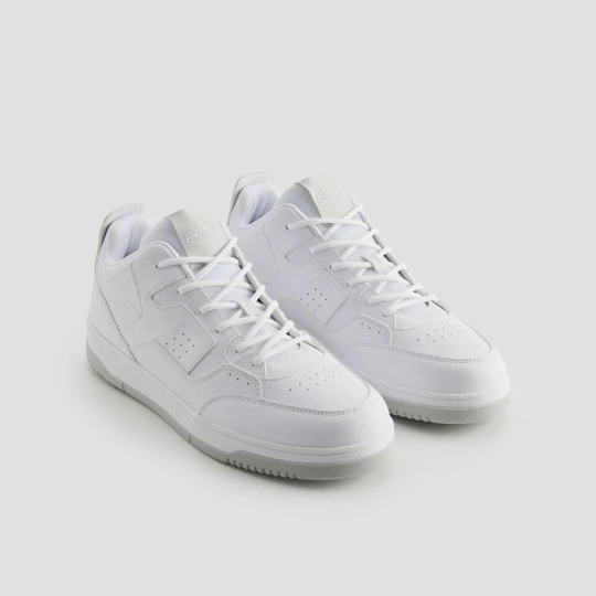 Zdjęcie produktu Białe sneakersy z jasnoszarymi wstawkami House