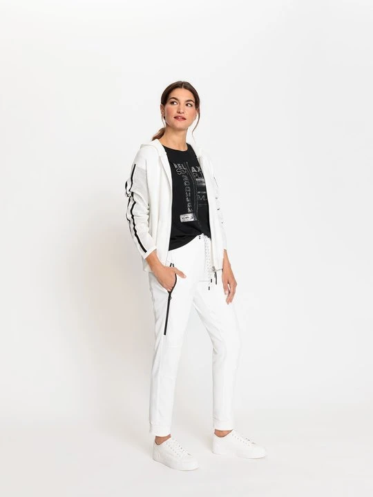 Zdjęcie produktu Białe spodnie damskie Lisa - Designer Choice Olsen