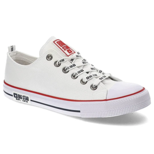 Zdjęcie produktu Białe Trampki Big Star Męskie Wygodne Buty
