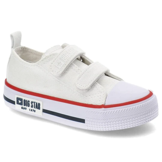 Zdjęcie produktu Białe Trampki Big Star Na Rzep Buty Dziecięce