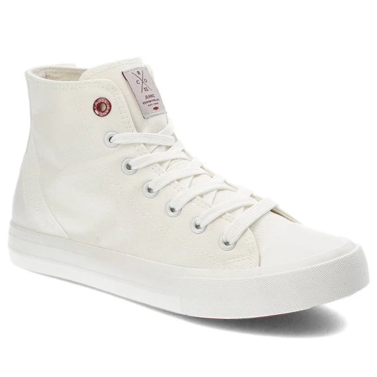 Zdjęcie produktu Białe Trampki Cross Jeans Damskie Wygodne Obuwie