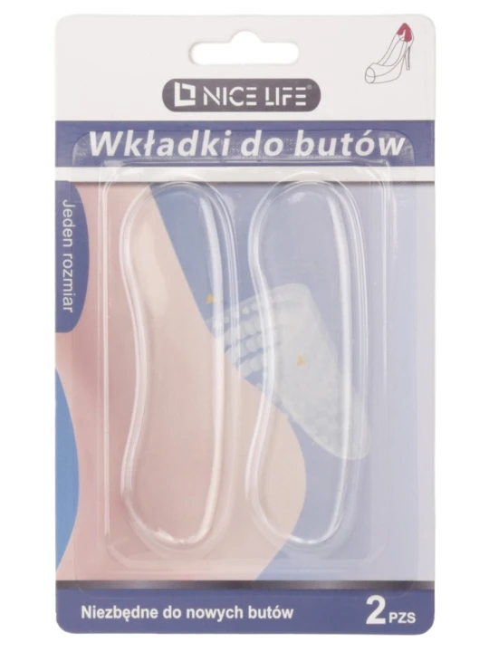 Zdjęcie produktu Białe Żelowe Wkładki Zapiętki do Butów Avavere Nice Life