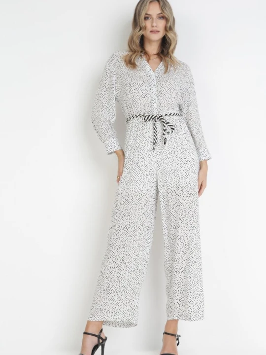 Zdjęcie produktu Biały Kombinezon Ifrah R&f Fashion