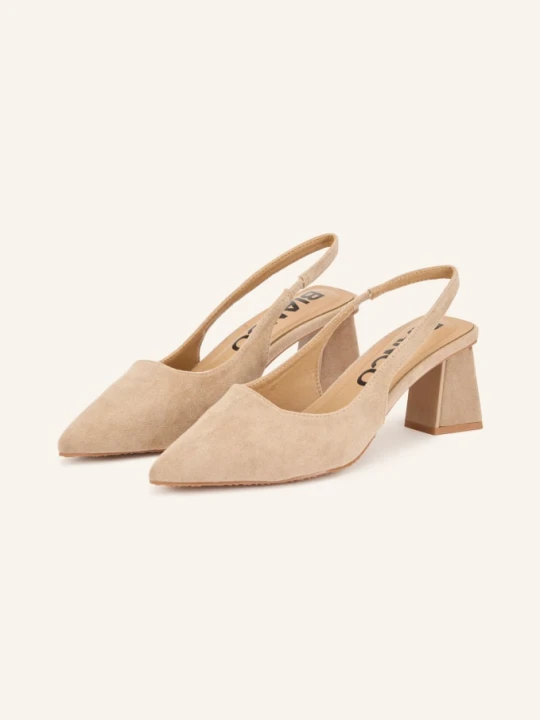 Zdjęcie produktu Bianco Czółenka Z Paskiem beige