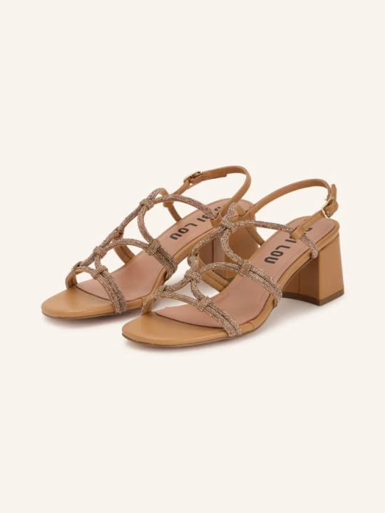 Zdjęcie produktu Bibi Lou Sandałki Quail Z Kamieniami Ozdobnymi beige