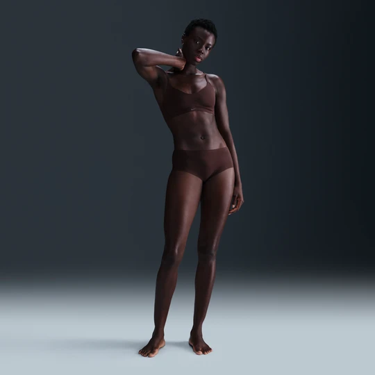 Zdjęcie produktu Bielizna damska typu boyshort Nike Leak Protection: Period - Brązowy