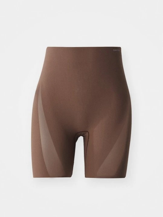 Zdjęcie produktu Spodnie legginsy Calvin Klein ciemnobrązowy melanż