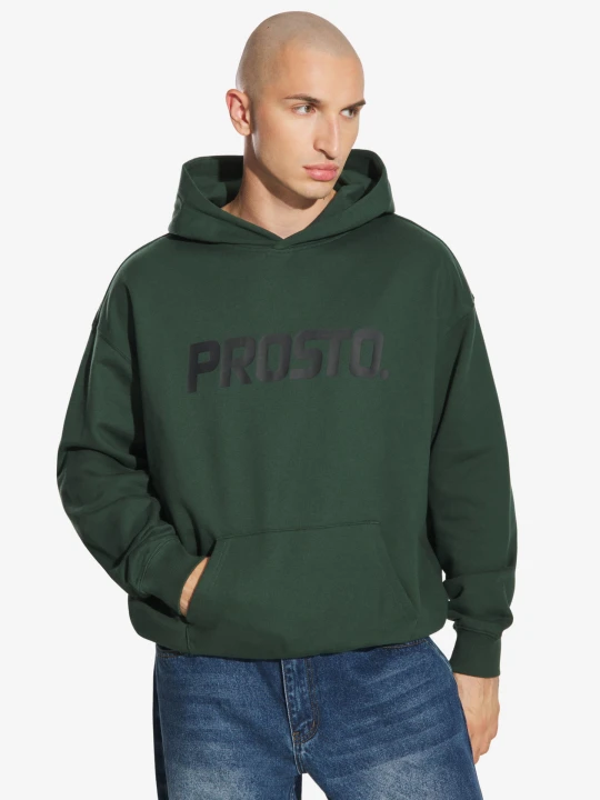 Zdjęcie produktu Big Log bluza męska z kapturem khaki PROSTO.