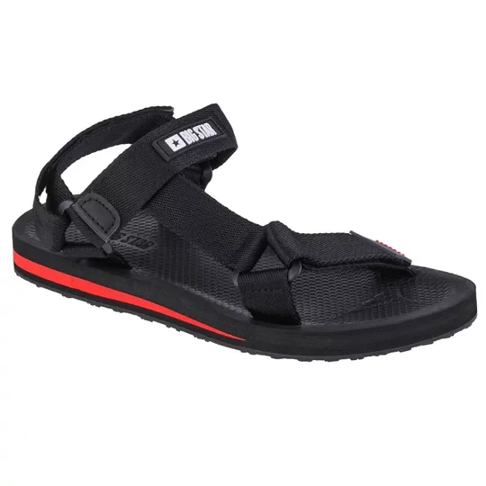 Zdjęcie produktu Big Star Sandals DD274A282, Damskie, Czarne, sandały, tkanina, rozmiar: 36
