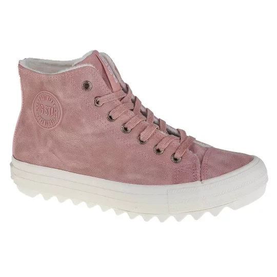 Zdjęcie produktu Big Star Shoes Big Top EE274113, Damskie, Różowe, trampki, skóra syntetyczna, rozmiar: 37