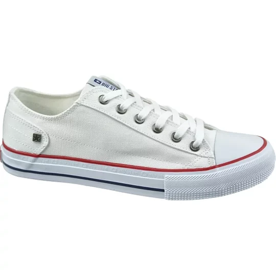 Zdjęcie produktu Big Star Shoes DD274336, Damskie, Białe, trampki, tkanina, rozmiar: 37