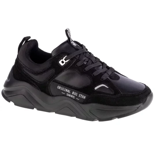 Zdjęcie produktu Big Star Shoes GG274654, Damskie, Czarne, buty sneakers, skóra syntetyczna, rozmiar: 37