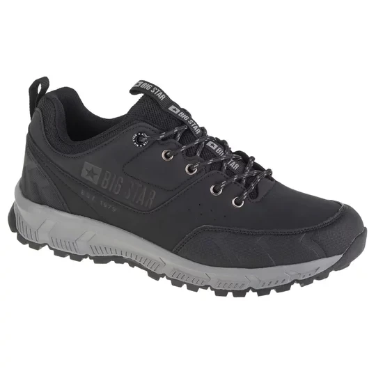 Zdjęcie produktu Big Star Shoes II174182, Męskie, Czarne, buty sneakers, skóra syntetyczna, rozmiar: 44