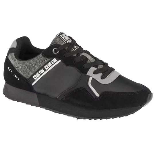 Zdjęcie produktu Big Star Shoes JJ174145, Męskie, Czarne, buty sneakers, tkanina, rozmiar: 43