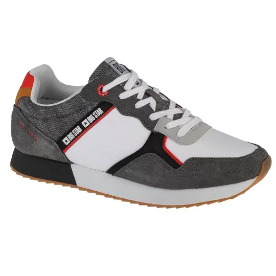 Zdjęcie produktu Big Star Shoes JJ174147, Męskie, Białe, buty sneakers, tkanina, rozmiar: 44