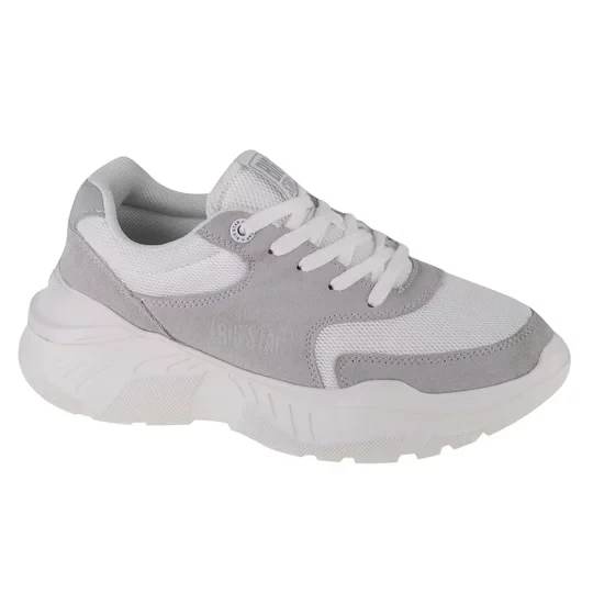 Zdjęcie produktu Big Star Shoes JJ274A112, Damskie, Białe, buty sneakers, tkanina, rozmiar: 36