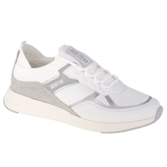 Zdjęcie produktu Big Star Shoes JJ274A196, Damskie, Białe, buty sneakers, tkanina, rozmiar: 41