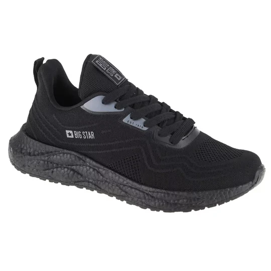 Zdjęcie produktu Big Star Shoes KK174018, Męskie, Czarne, buty sneakers, tkanina, rozmiar: 43