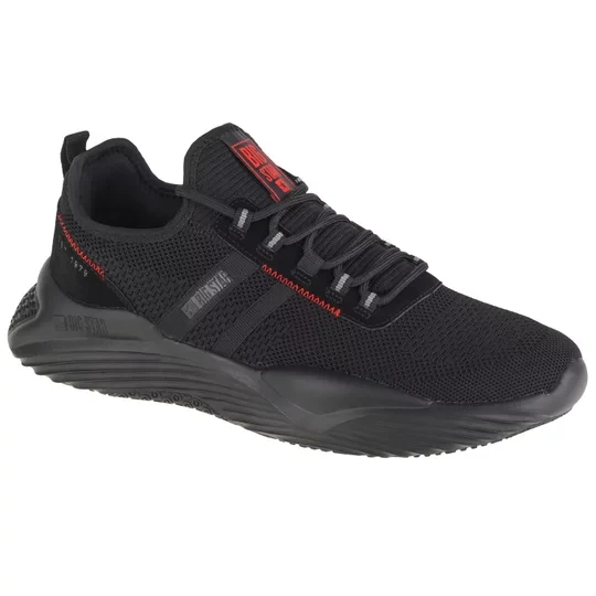 Zdjęcie produktu Big Star Shoes KK174255, Męskie, Czarne, buty sneakers, tkanina, rozmiar: 44