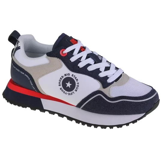 Zdjęcie produktu Big Star Shoes LL274538, Damskie, Białe, buty sneakers, tkanina, rozmiar: 40