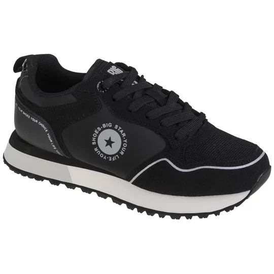 Zdjęcie produktu Big Star Shoes LL274541, Damskie, Czarne, buty sneakers, tkanina, rozmiar: 36
