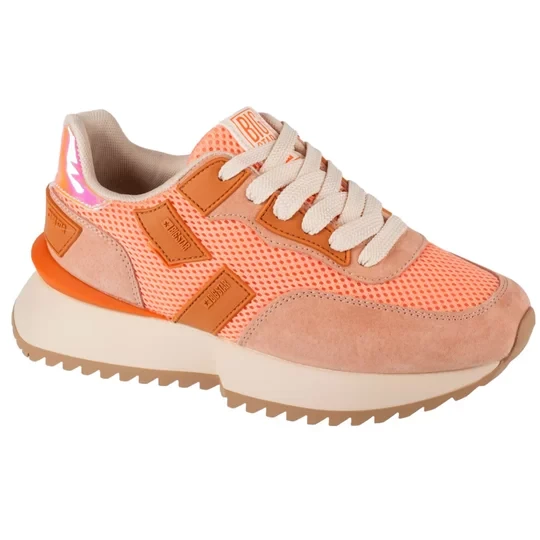 Zdjęcie produktu Big Star Shoes NN274976, Damskie, Pomarańczowe, buty sneakers, przewiewna siateczka, rozmiar: 37