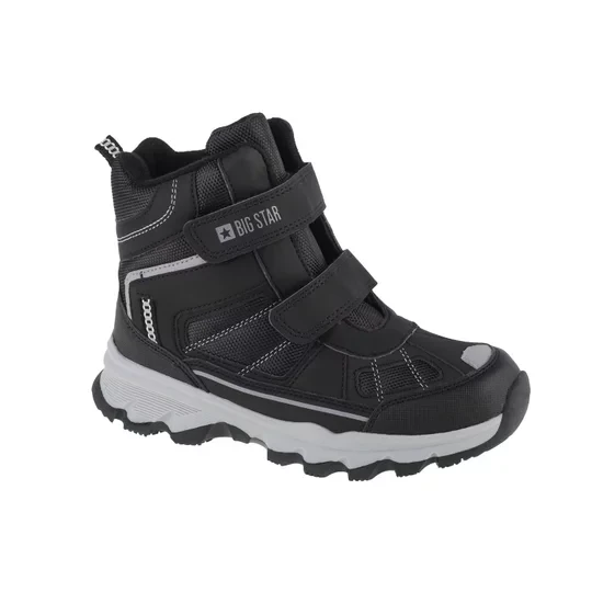 Zdjęcie produktu Big Star Trekking K Shoes KK374157, Dla chłopca, Czarne, buty trekkingowe, skóra syntetyczna, rozmiar: 28