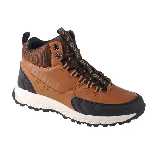 Zdjęcie produktu Big Star Trekking Shoes II174179, Męskie, Brązowe, buty trekkingowe, skóra syntetyczna, rozmiar: 44