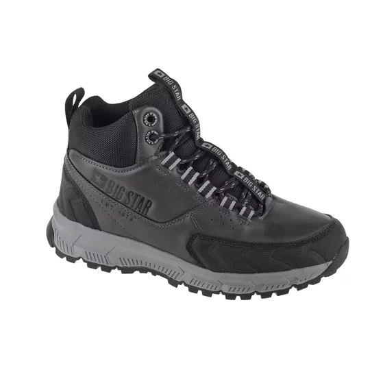 Zdjęcie produktu Big Star Trekking Shoes II274454, Damskie, Szare, buty trekkingowe, skóra syntetyczna, rozmiar: 36