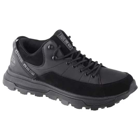 Zdjęcie produktu Big Star Trekking Shoes KK174244-906, Męskie, Czarne, buty trekkingowe, skóra syntetyczna, rozmiar: 41