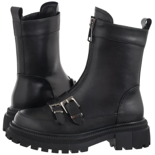 Zdjęcie produktu Bikery Czarne G033LEBLOBB006 (VE804-a) Venezia